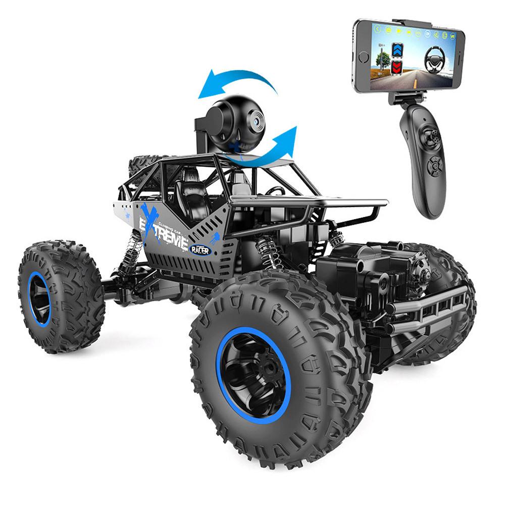 1:16 Alloy Toy Climbing Off-Road Remote Control Car Mobile Phone Wifi Control Camera Video Remote Control Camera Car