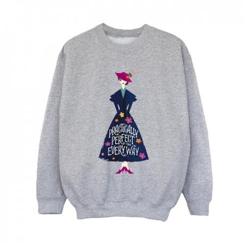 Mary Poppins Boys Practically Perfect In Every Way Standing Sweatshirt