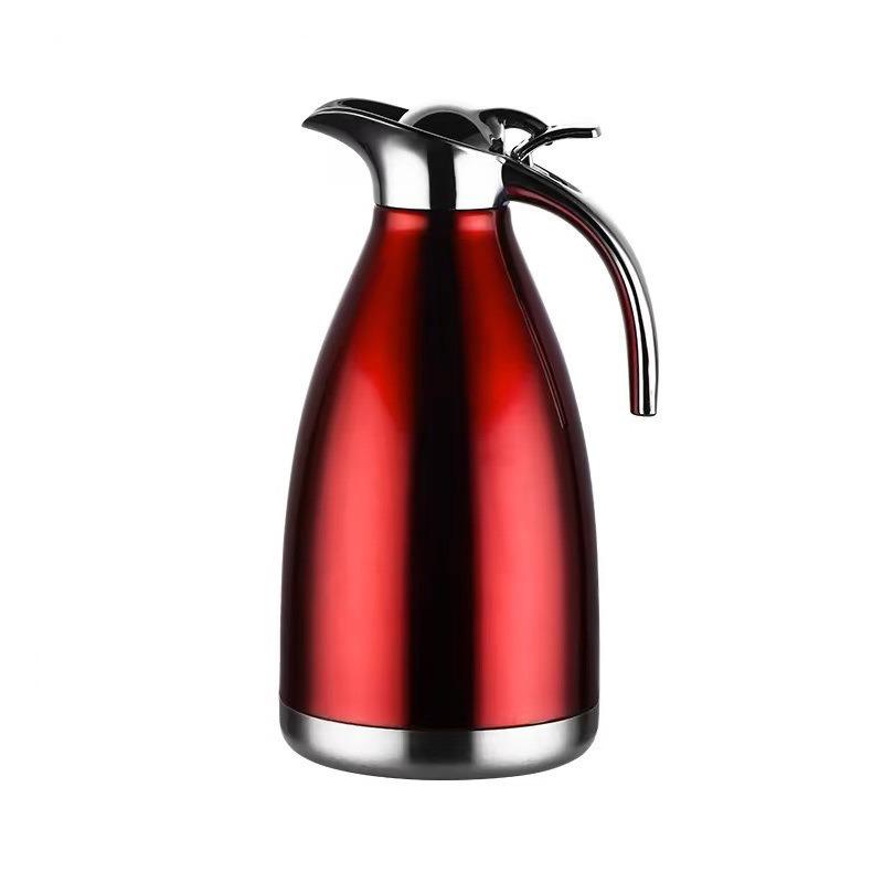 Stainless Steel Double-Layer Insulated Coffee Pot - Home & Hotel Gift