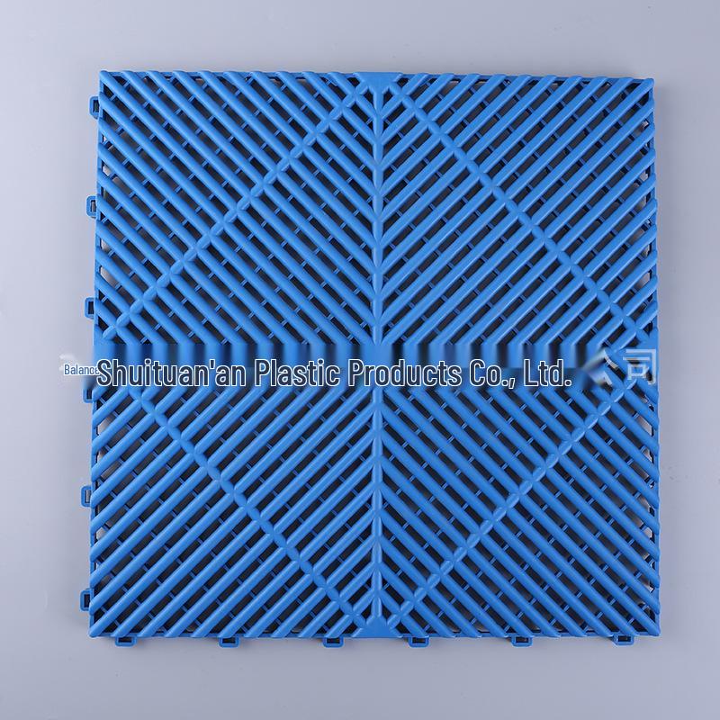 Car Wash Room Floor Grid - 4cm Garage Tile Floor Mat 4S Shop Grid Mat