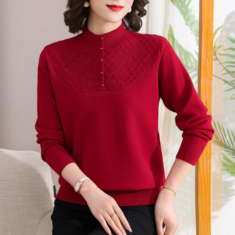 

Женский вязаный пуловер с флисовой подкладкой XL