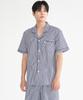 [May Flower] Men's Block Style Short Sleeve Pure Cotton Plus Size Pajama Set [Shipped from Korea] 100% Authentic