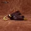 Genuine Leather Belt for Women with Pin Buckle Korean Style Trendy All-match Personality Retro Pure Cowhide Pants Belt Waist Belt