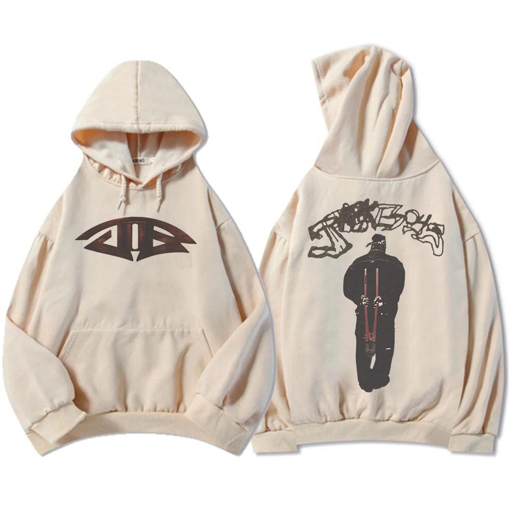 Fashion Men Hoodies Album JACKBOYS II Printing Sweatshirt Casual Long Sleeve Hooded Pullovers Grunge Men Tops