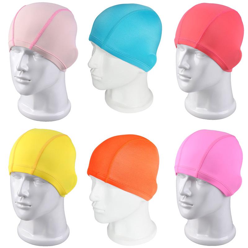 

Коллекция шапочек для плавания: Однотонные и с принтом White and Green Milk Silk Swim Cap with Hook