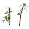 Reptile Corner Branch, 2 Pcs Plastic Strong Durable Imitation Bendable Jungle Climbing Vine Suction Cup Design Flexible Terrarium Plant Decoration