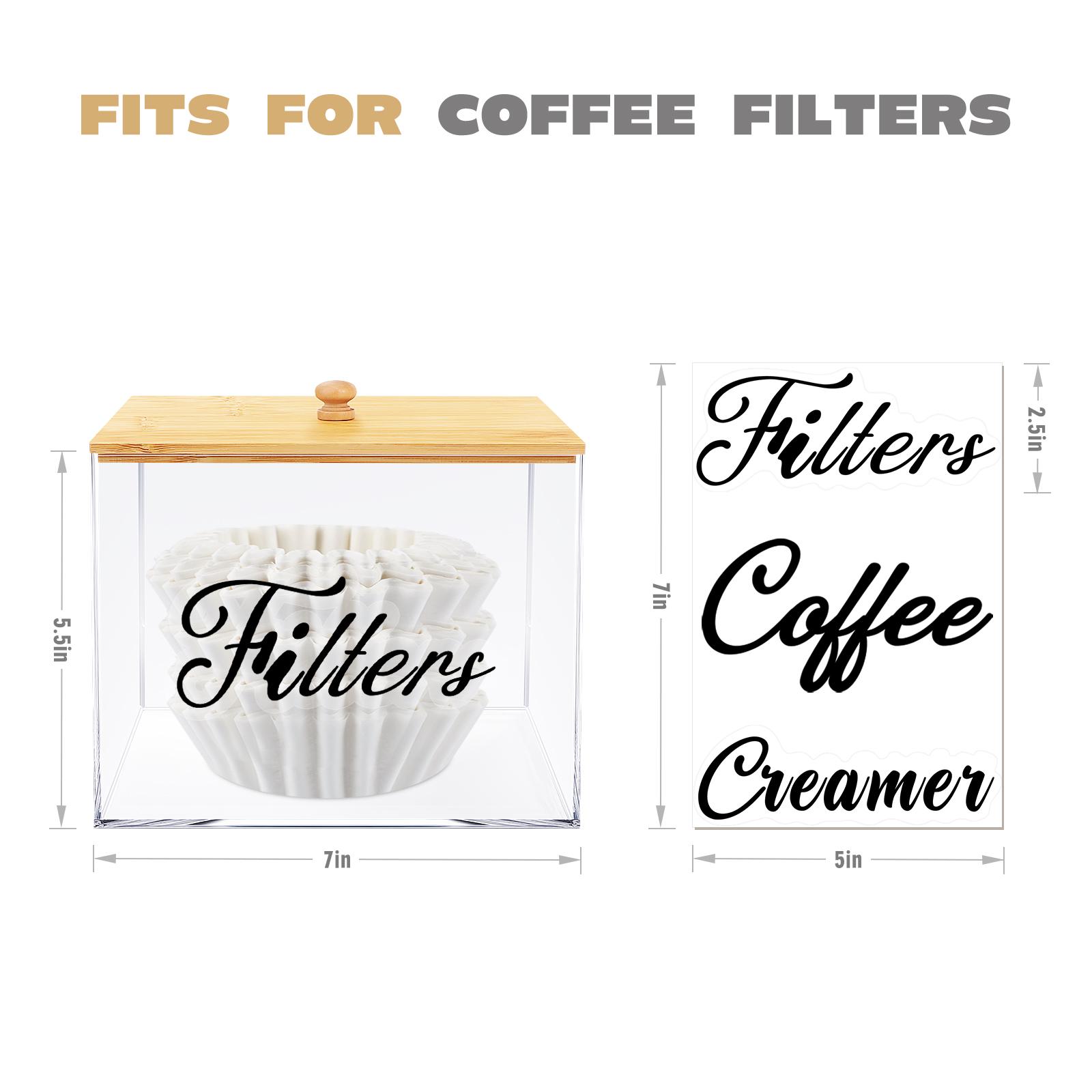 

Держатель для кофейных капсул с бамбуковой крышкой Прозрачный держатель для чашки K Держатель для кофейных капсул с фильтром Ящик для хранения сливок Аксессуары для кофейного бара