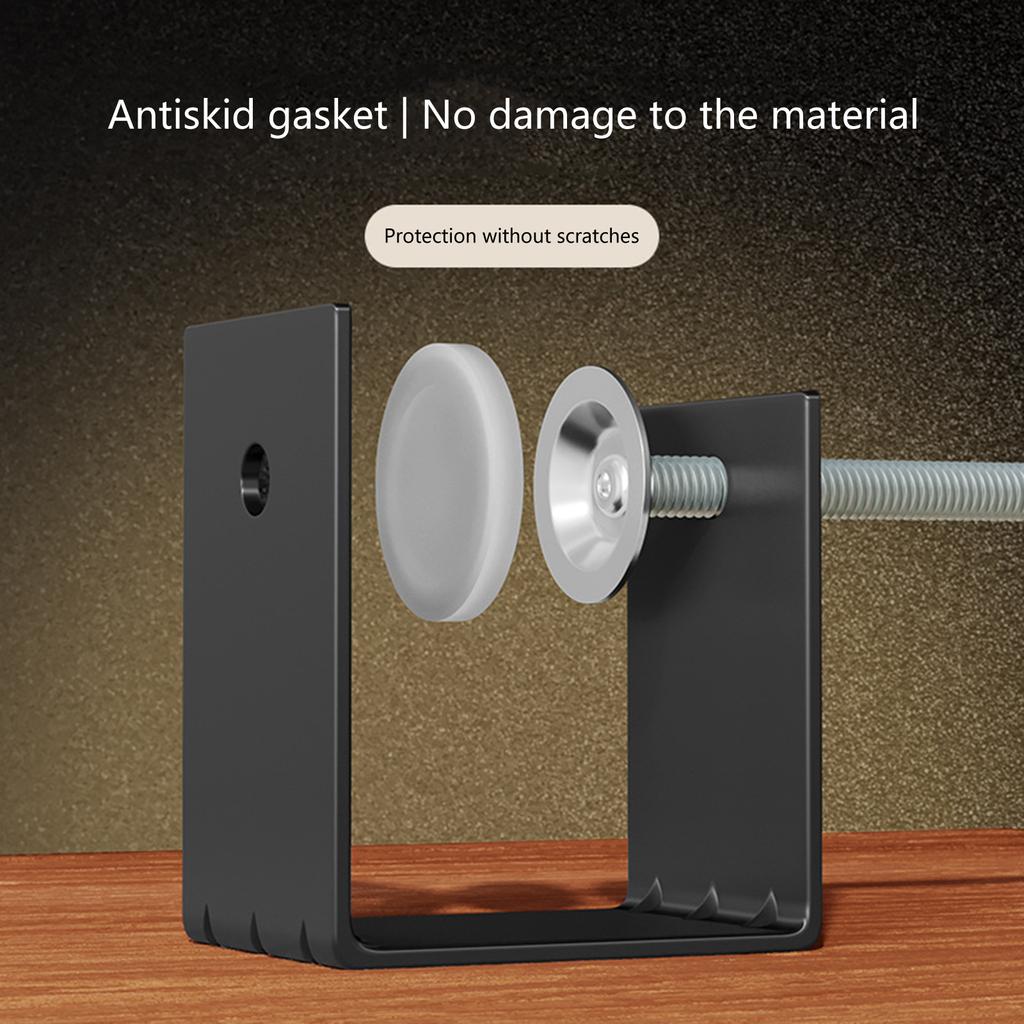 2Pcs/set Heavy Duty Drawer Front Clamp Metal Desk Mounting Clamp for Woodworking Fixed Repair Home Improvement