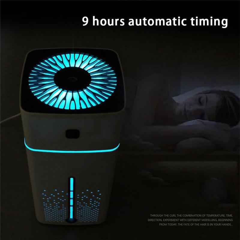 1000ML Ultrasonic Air Humidifier Facial Aromatherapy Aroma Essential Oil Diffuser Mist Purifier 7 Color LED Night Light