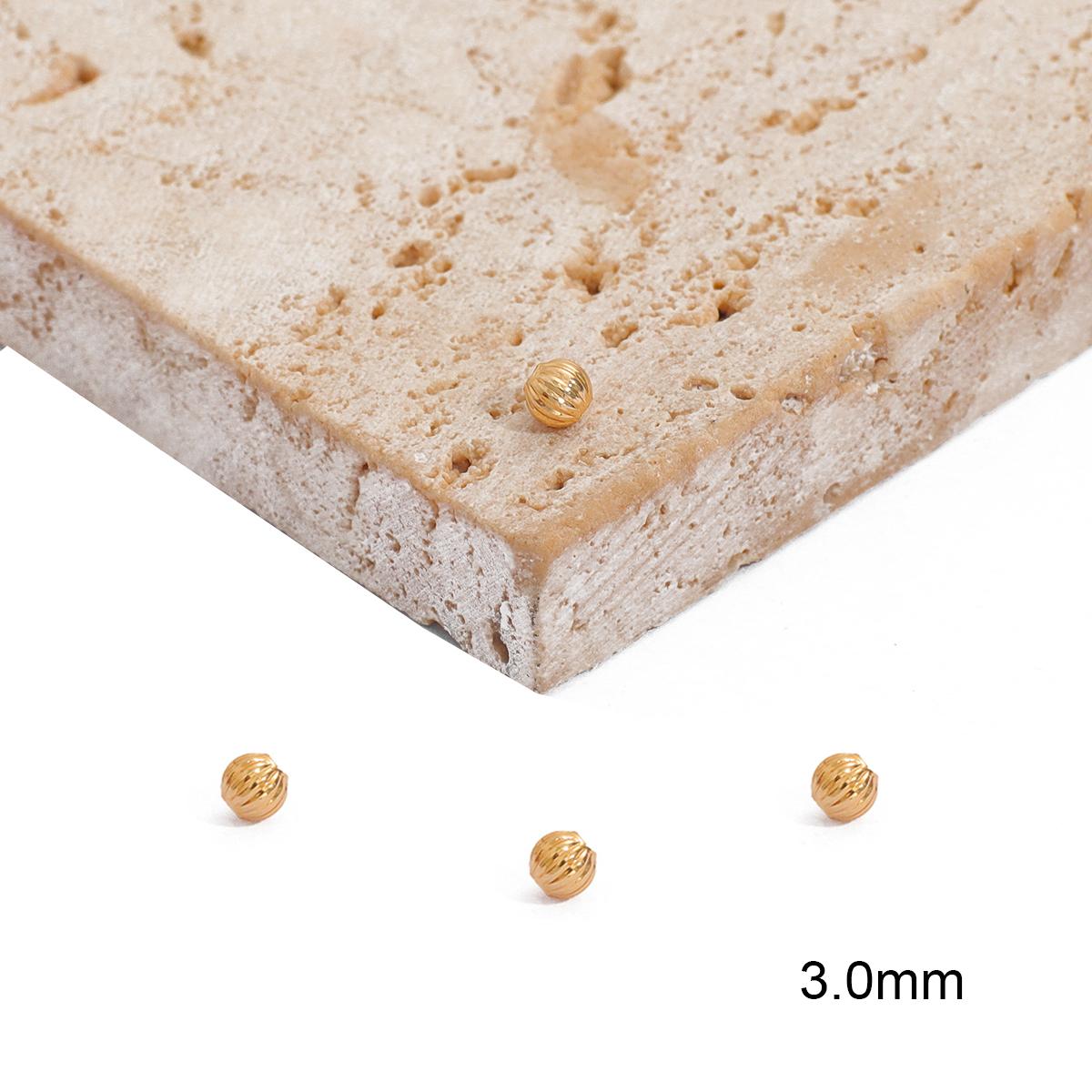 

10/50 шт. мідних кавунових намистин, круглих розпірок для насіння, вільні намистини для виготовлення ювелірних виробів, браслет, намисто своїми руками 8mm 10pcs