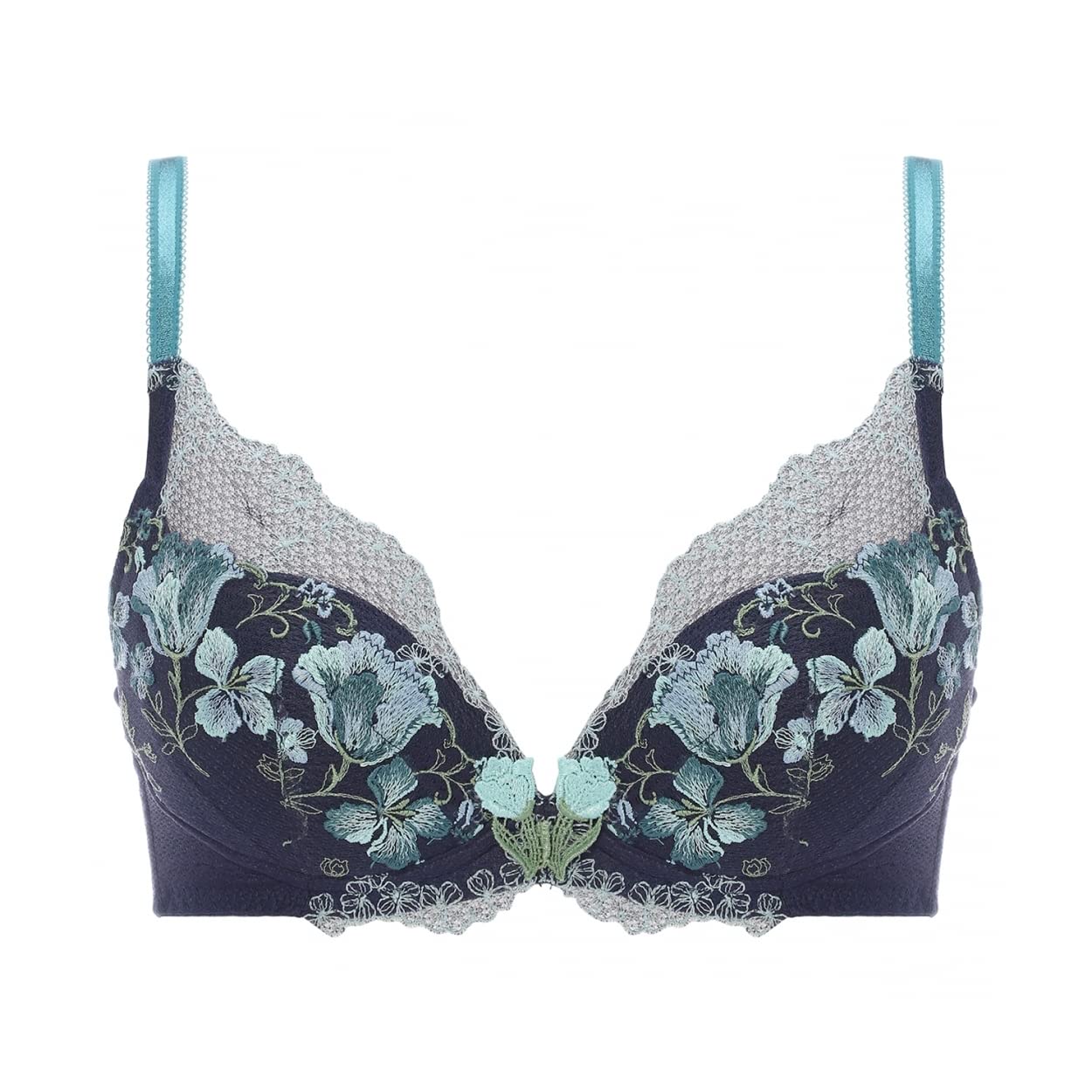 

Бюстгальтер Triumph Premium Red Label Angel Slimline 0096 Беспроводной M008 Размер E75(р) Бюстгальтер, (синий),