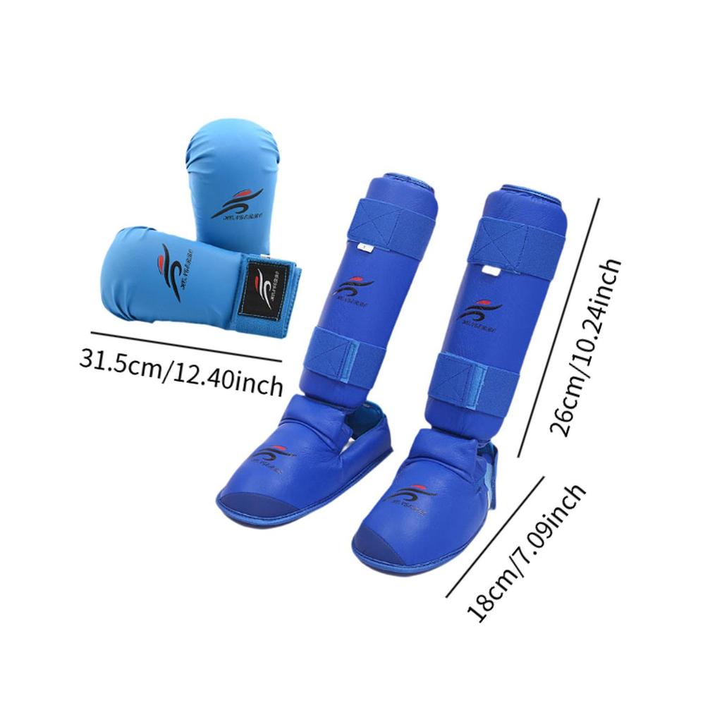Karate Equipment Set: Gloves, Shin Guards, Material, Comfortable Design, Suitable for Boxing And