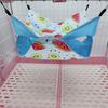Hamster Beds Warm Soft Nest Hanging Rodent Cage House Printed Hammock for Rats Guinea Pig Small Animal Sleeping Bag Accessories
