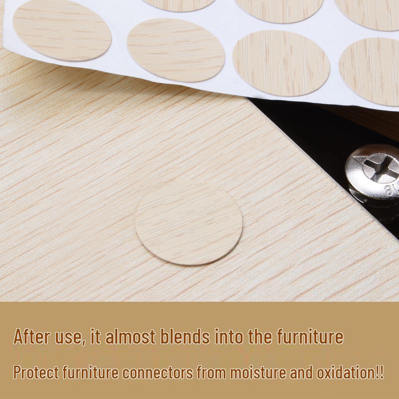 Three-in-One Color Card Beauty Stickers for Furniture Screw Hole Sealing