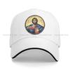 Christ Pantocrator Orthodox Icon Solid Color Baseball Caps Peaked Cap Jesus God Cross Sun Shade Hats Men Women