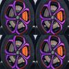 For MG MULAN MG4 EV   4PCS/SET Hub Wheel Sticker 17-18-Inch Automobile Full Cover Car Accessories