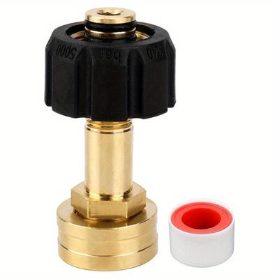 1 Stück Schlauchadapter, Langlebiger Messing-Innen-zu-Innen-Verbinder für Gartenschlauch, Hochdruckreiniger-Adapter