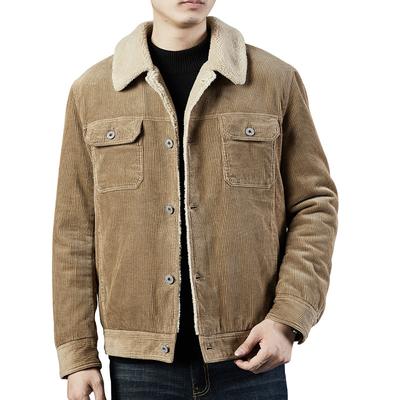Men's Winter New Cotton-padded Clothes Men's Youth Casual Corduroy Cotton-padded Clothes Loose Jacket Cotton-padded Jacket
