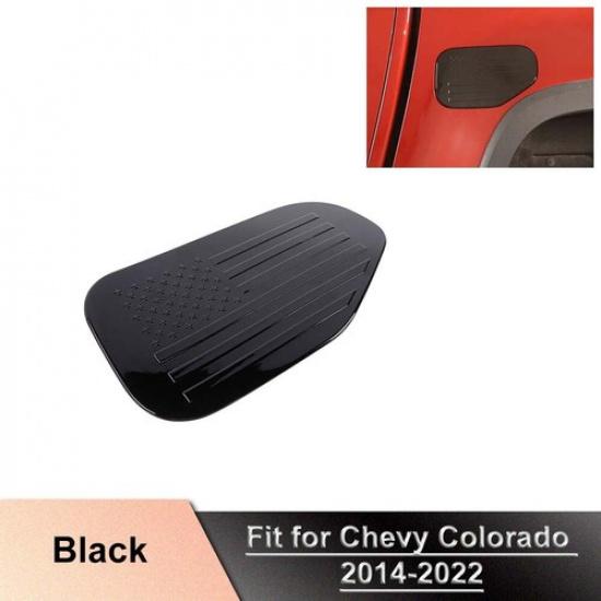 

For Chevy ColoradoGMC Canyon 2014-22 Filler Fuel Tank Gas Cap Cover Trim Black