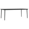9 piece Outdoor Dining Set Grey