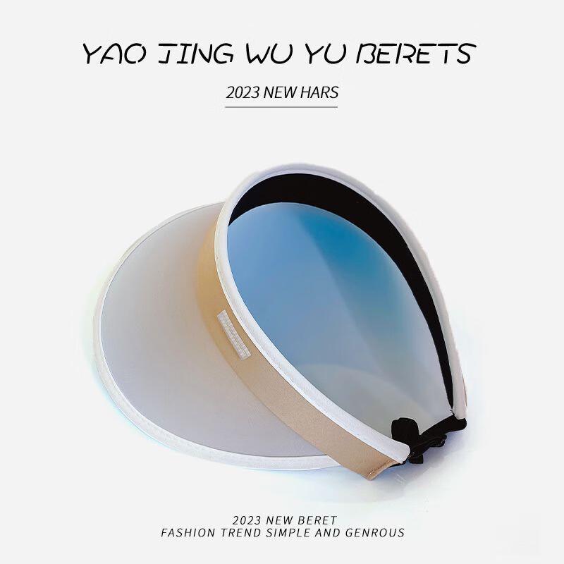 Женская складная шляпа-козырек от солнца с градиентом MiLing