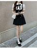 Rich daughter fake two-piece dress women's summer new college style princess dress waist sweet skirt