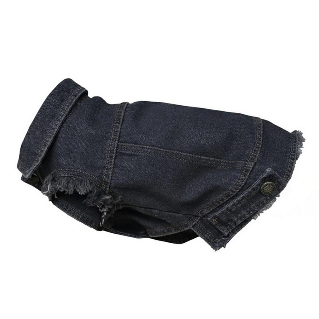 Portman & Pooch Plain Denim Dog Jacket
