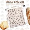 Eco-friendly Reusable Beeswax Bread Bag - Double-layer Linen Cotton for Freshness