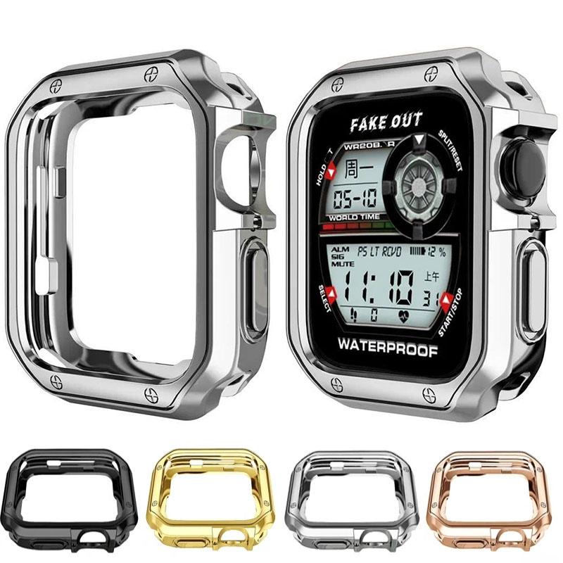 TPU Case bumper Protector compatible for Apple Watch ultra 3 2 49MM 45mm/41mm 44mm/40mm 42mm/38mm iWatch Series11 10 9 8 6 5 4 3