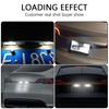 Car Accessories 2Pcs/Set Upgrade LED Car License Number Plate Lights 13.5V 5700K For Tesla Model 3 Model Y Lamp Accessories