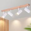 Ceiling Spotlight - NETTLIFE - 4-light Spotlight - White - GU10 Base - 350° Adjustable