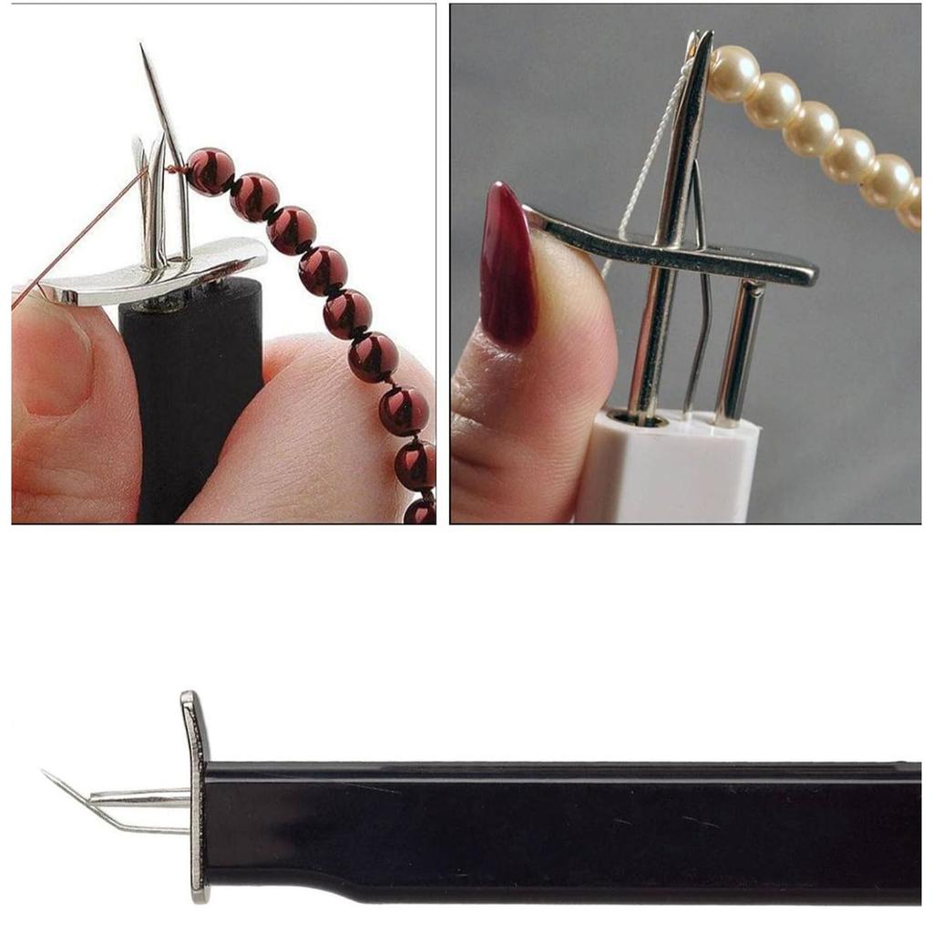 Beading Needles Knotting Tool Make Bracelets Quickly Tool for DIY Beading Jewelry Making