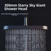 Grey Shower System High Pressure Rainfall Shower Set Digital Shower Faucet Set  Water Saving