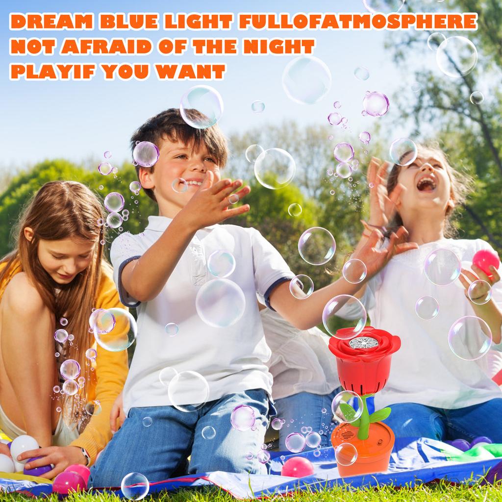 Bubble Blowing Machine With Sound, Light, Music, Bubble Blowing, Outdoor Toys For Kids 40ml