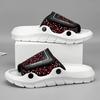 Fashion Summer Mens Slippers EVA Soft-soled Slides Sandals Indoor Outdoor Walking Beach Shoes Flip Flops Unisex Slippers Women Sandals