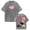 T-shirt Anime My Dress-Up Darling Marin Gotico Y2k T-shirt Lavata Uomo Donna Abbigliamento Estivo Manica Corta Top