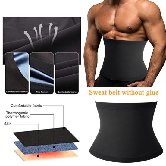 Férfi Derékkarcsúsító Öv S-től 5XL-ig Rugalmas Hasformázó Férfi Sörhas Haspánt Izzasztópánt Fitneszkellékek