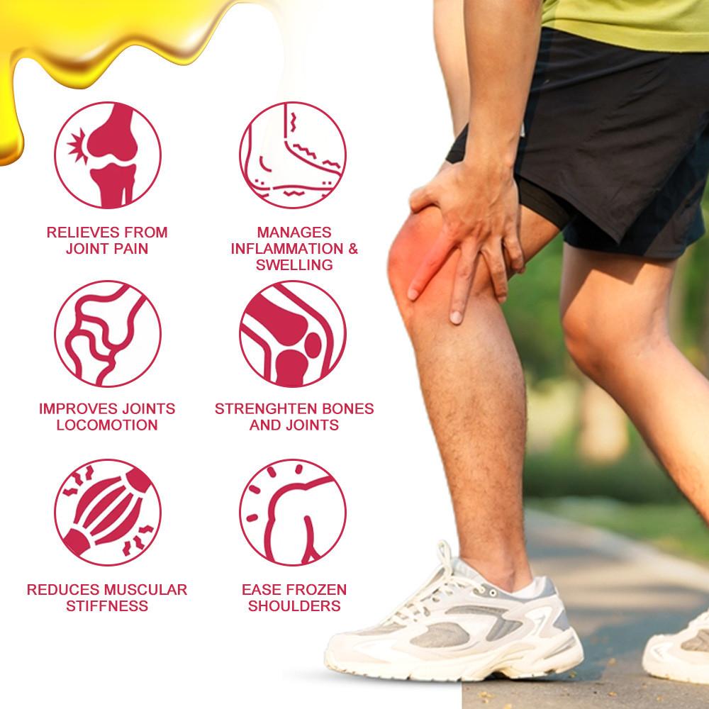 Hbesty 30g Bee Venom Knee Gel For Joint Care With Herbal Scent And High Concentration