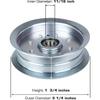 3 Pack Flat Idler Pulley for Cub Cadet MTD 756-05034A John Deere GY20629 GY22082 GY20639