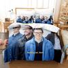 Hip Hop Weezer Band Bettwäsche Set Cartoon Anime Dreiteiliges Set Erwachsener Kind Schlafzimmer Dreiteilige Anzüge 3D Kawaii Sommerdecke