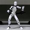 AEE4-Robot Action Figure, 3D Printed With Full Articulation For Stop Motion Animation