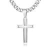 2026 Cross Necklace Simple Fashion Couple Wear Cross Pendant Jewelry Tide