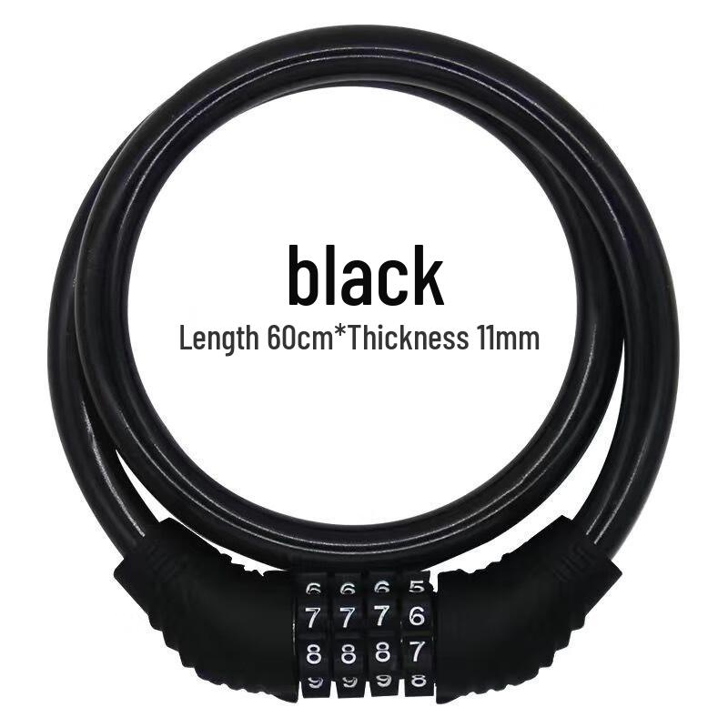 Steel Cable Anti-Theft Combination Lock