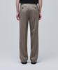 Musinsa Standard Wool Blend Wide Hidden Elastic Waist Slacks [Dusty Beige]