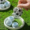 Decoration Mini Ceramic Teapot Sports Style Soccer Shape Teapot Tea Cup Set  Home Desk