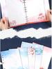 Ancient Poetry B5 Notebook with Detachable Pages - Chinese Style Double-Sided Illustrations