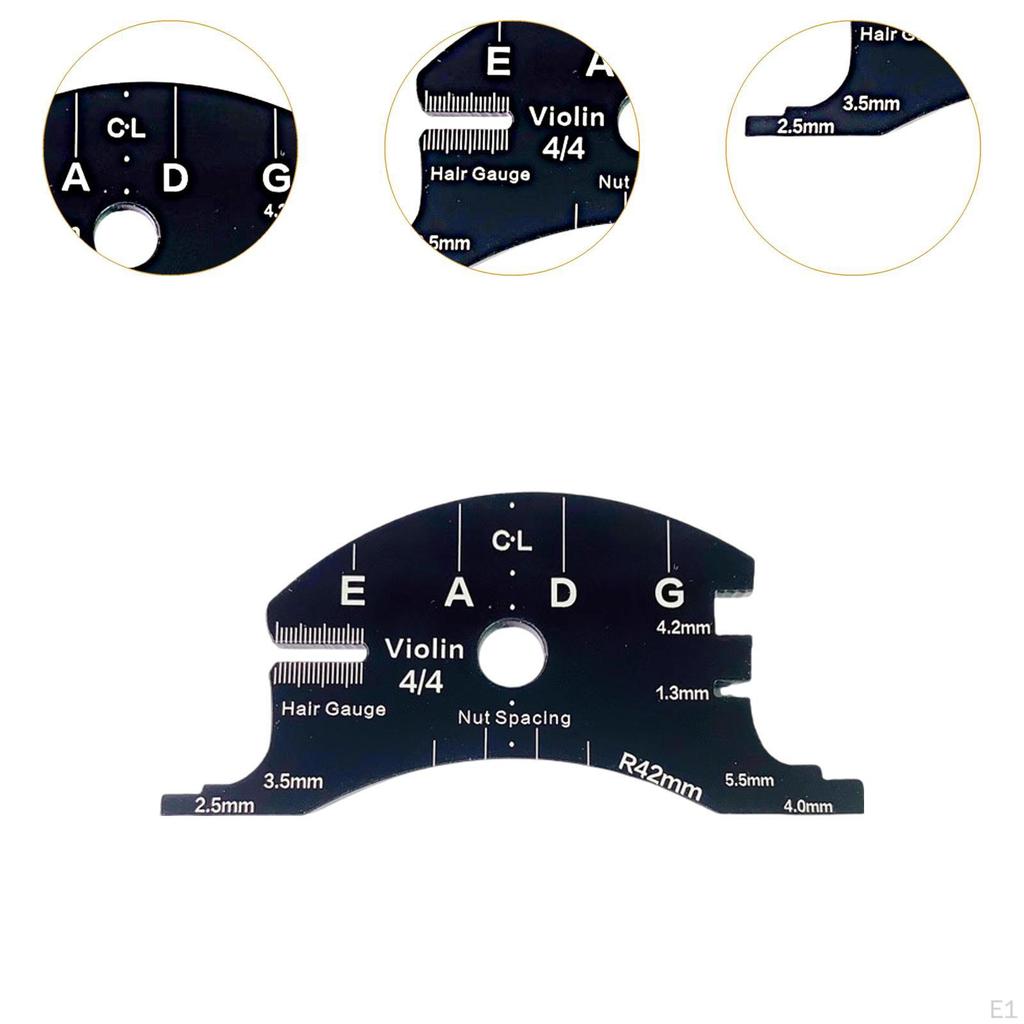 Modello di Riparazione Ponticello Violino 4/4 Artigianato Strumenti Musicali Professionale Musicale