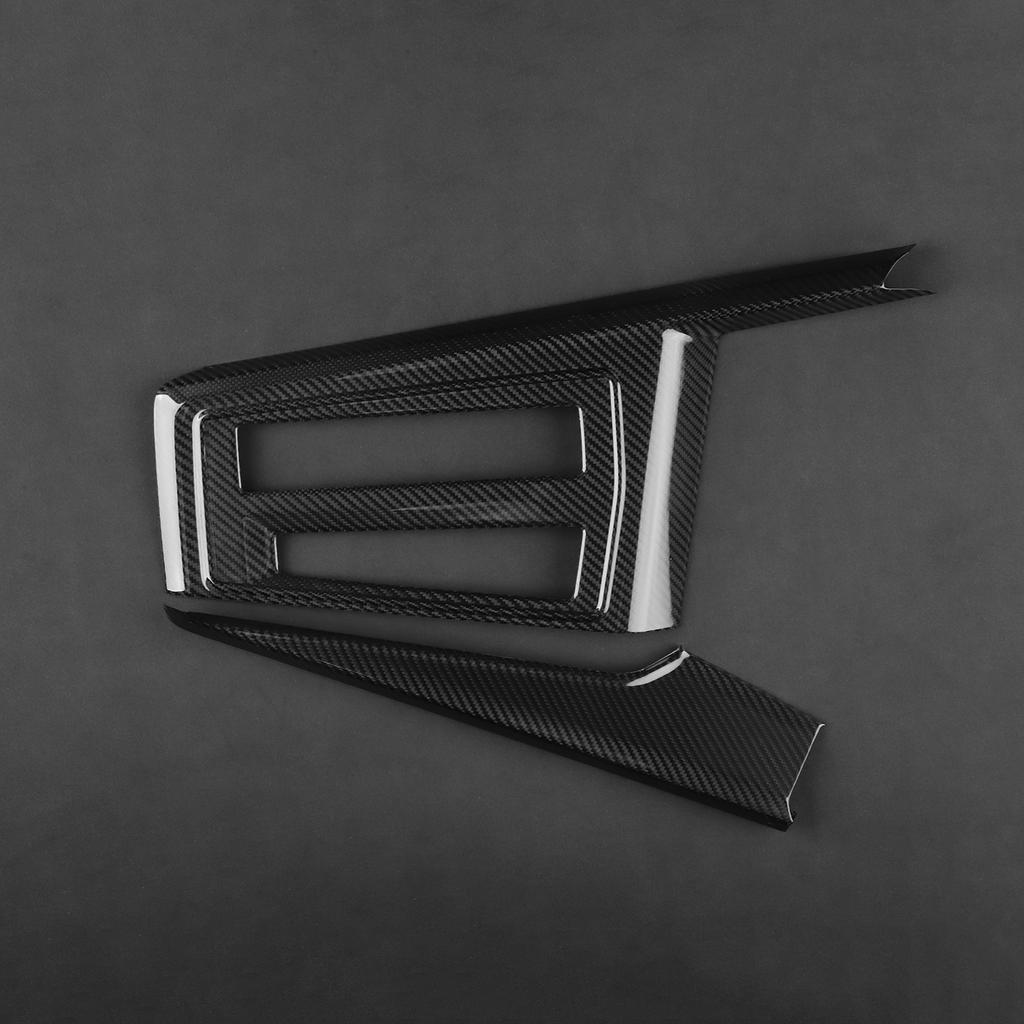 For Volkswagen Golf 8 2021-2024 Real Dry Carbon Fiber Central Gear Shift Control Panel Cover Trim Car Modification Accessories