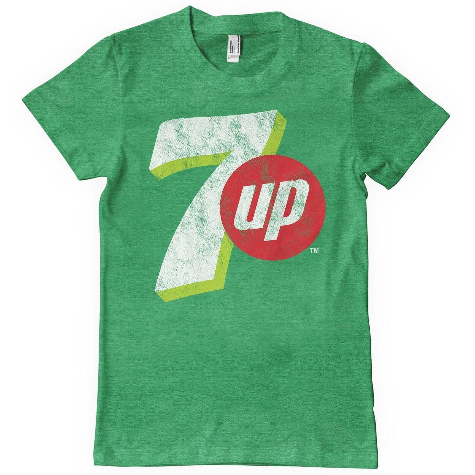 Licence Officielle 7UP 7-UP Délavé Logo Homme T-Shirt M