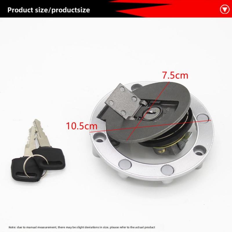 Motorcycle SDH125 fuel tank cover new sharp and powerful logo golden sharp horizon fuel tank lock 7-hole universal accessory